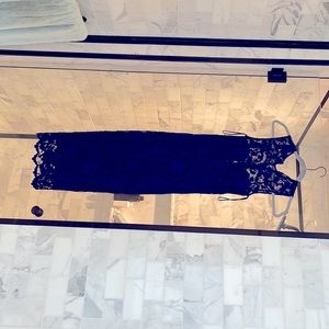 Royal blue lace Nicole Miller dress size 4